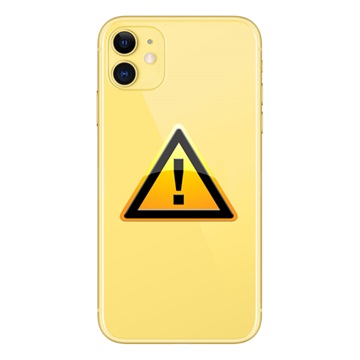 Réparation Cache Batterie pour iPhone 11 - cadre inclus - Jaune