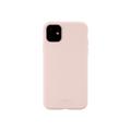 Coque iPhone 11 en Silicone Holdit - rose vif