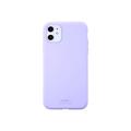 Coque iPhone 11 en Silicone Holdit - Lavande