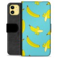 Étui Portefeuille Premium iPhone 11 - Bananes
