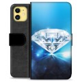 Étui Portefeuille Premium iPhone 11 - Diamant