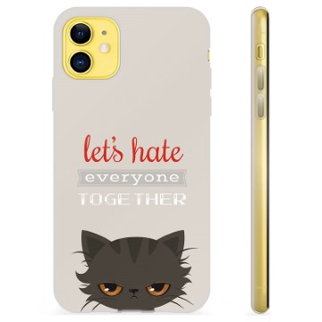 Coque iPhone 11 en TPU - Chat en Colère