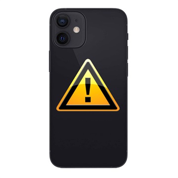 Réparation Cache Batterie pour iPhone 12 - cadre inclus - Noir