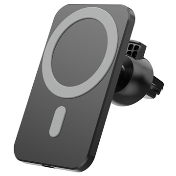 Chargeur Sans Fil Magnétique / Support Voiture pour Grille d\'Aération iPhone 12/13/14 SZDJ N16 - 15W
