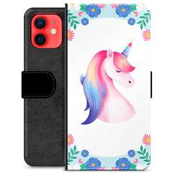 Étui Portefeuille Premium iPhone 12 mini - Licorne