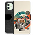 Étui Portefeuille Premium iPhone 12 - Collage Abstrait