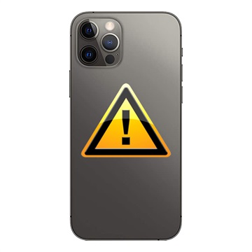 Réparation Cache Batterie pour iPhone 12 Pro - cadre inclus - Noir