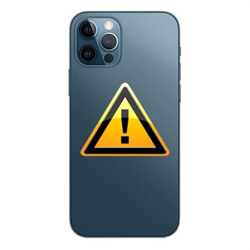 Réparation Cache Batterie pour iPhone 12 Pro - cadre inclus - Bleu