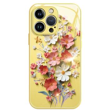 Coque hybride iPhone 12/12 Pro Bouquet de fleurs - Jaune