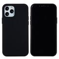 Coque iPhone 12 Pro Max en Silicone Liquide - Noire
