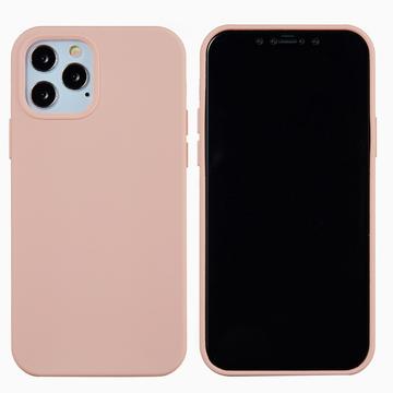 Coque iPhone 12 Pro Max en Silicone Liquide - Rose