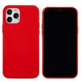 Coque iPhone 12 Pro Max en Silicone Liquide - Rouge