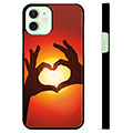 Coque de Protection iPhone 12 - Silhouette de Coeur