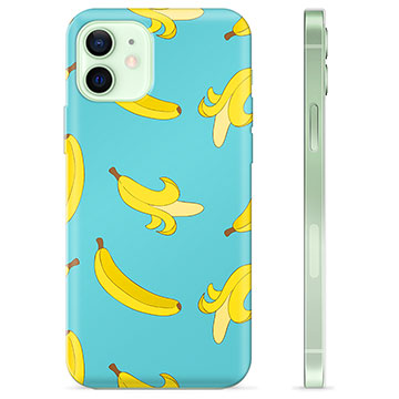 Coque iPhone 12 en TPU - Bananes