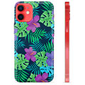 Coque iPhone 12 mini en TPU - Fleurs Tropicales