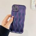 Coque iPhone 13 3D Linear Wavy - Violete