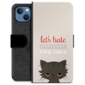 Étui Portefeuille Premium iPhone 13 - Chat en Colère