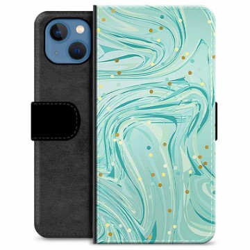 Étui Portefeuille Premium iPhone 13 - Menthe Verte