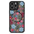 Coque iPhone 13 Pro Max magnétique protectrice - Fleurs colorées