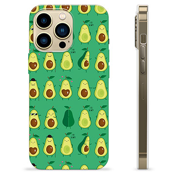 Coque iPhone 13 Pro Max en TPU - Avocado Pattern