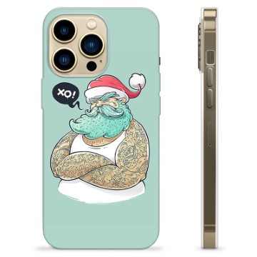 Coque iPhone 13 Pro Max en TPU - Père Noël Moderne