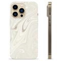 Coque iPhone 13 Pro Max en TPU - Marbre Perle