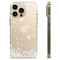 Coque iPhone 13 Pro Max en TPU - Flocons de Neige