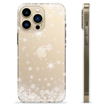 Coque iPhone 13 Pro Max en TPU - Flocons de Neige