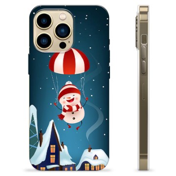 Coque iPhone 13 Pro Max en TPU - Bonhomme de Neige