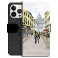 Étui Portefeuille Premium iPhone 13 Pro - Rue d'Italie