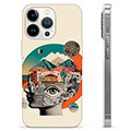 Coque iPhone 13 Pro en TPU - Collage Abstrait