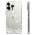 Coque iPhone 13 Pro en TPU - Flocons de Neige