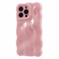 Coque TPU iPhone 13 Pro bords ondulés Candy Bubbles - Rose