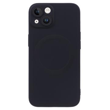 Housse silicone pour iPhone 13 avec protection de l\'appareil photo - Compatible MagSafe - Noir