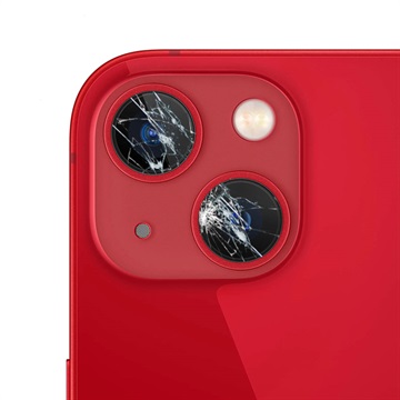 Réparation Vitre de l\'Appareil Photo iPhone 13 mini - Rouge