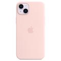 Coque iPhone 14 Plus en Silicone avec MagSafe Apple MPT73ZM/A - Rose Craie