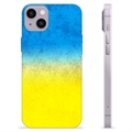 Coque iPhone 14 Plus en TPU Drapeau Ukraine - Bicolore
