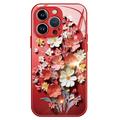 Coque hybride iPhone 14 Pro Bouquet de fleurs - Rouge
