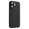 iPhone 14 Pro Liquid Silicone Case avec protection de l'objectif de l'appareil photo - Compatible Magsafe