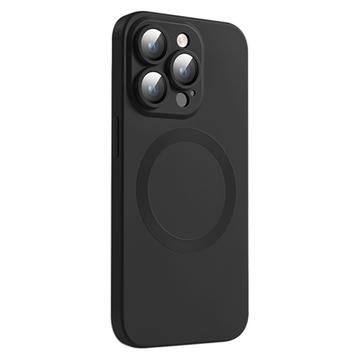 iPhone 14 Pro Liquid Silicone Case avec protection de l\'objectif de l\'appareil photo - Compatible Magsafe