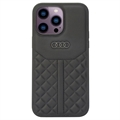 Coque iPhone 14 Pro Max Revêtue de Cuir Audi - Noire