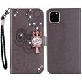 Etui iPhone 14 Pro Max Owl Rhinestone