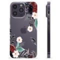 Coque iPhone 14 Pro Max en TPU - Fleurs d'Automne