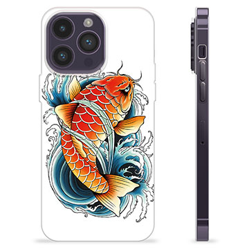 Coque iPhone 14 Pro Max en TPU - Poisson Koï