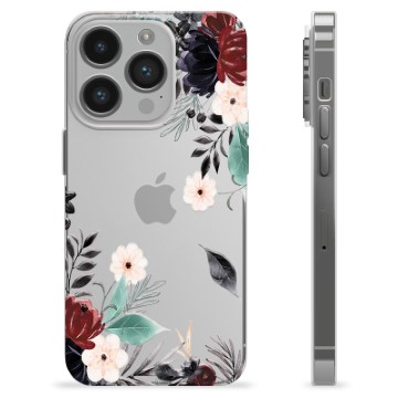 Coque iPhone 14 Pro en TPU - Fleurs d\'Automne