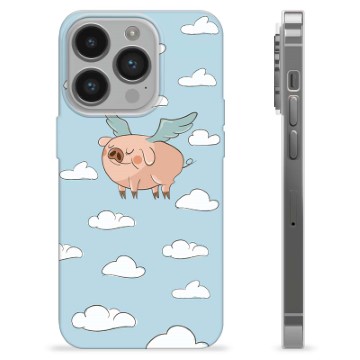 Coque iPhone 14 Pro en TPU - Cochon Volant