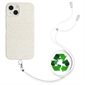 Coque Biodégradable iPhone 14 avec Lanière Série String