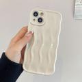 Coque 3D Linear Wavy pour iPhone 15 - Blanc