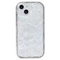 Coque iPhone 15 en TPU Papillon et Perle - Transparente