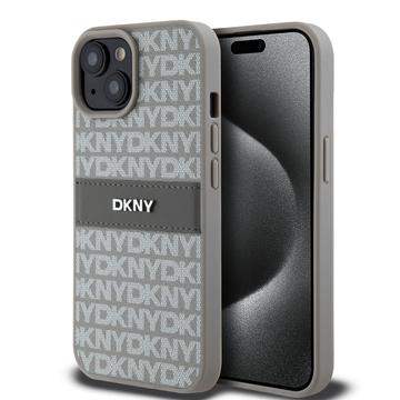 Coque iPhone 15 DKNY Repeat Pattern Tonal Stripe Case